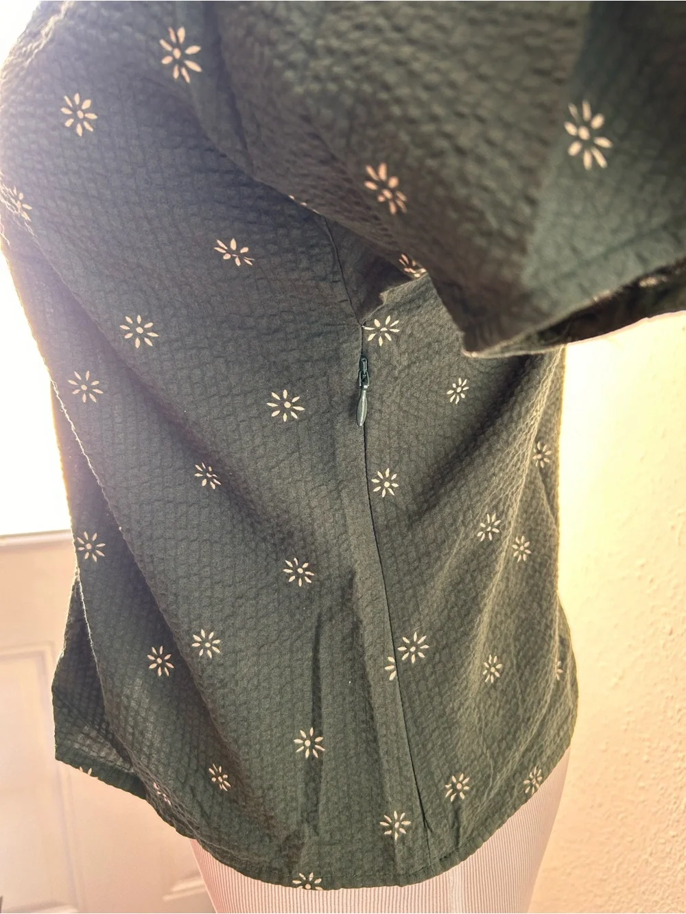 Madewell Voile Puff-Sleeve Top in Floral